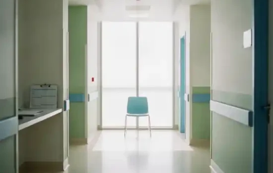 מומחה רפואי מטעם בית הדין לעבודה בוחן תיק רפואי בחדר עבודה
