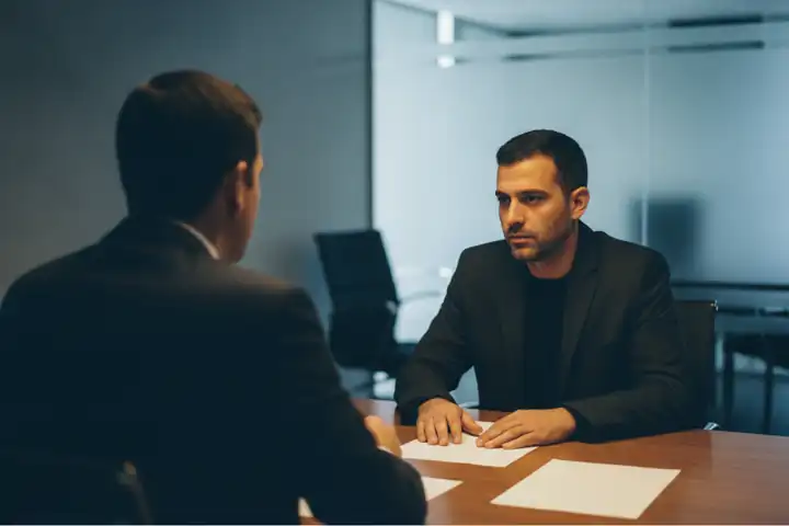 פגישת ייעוץ עם סנגור לקראת דיון מעצר בחיפה