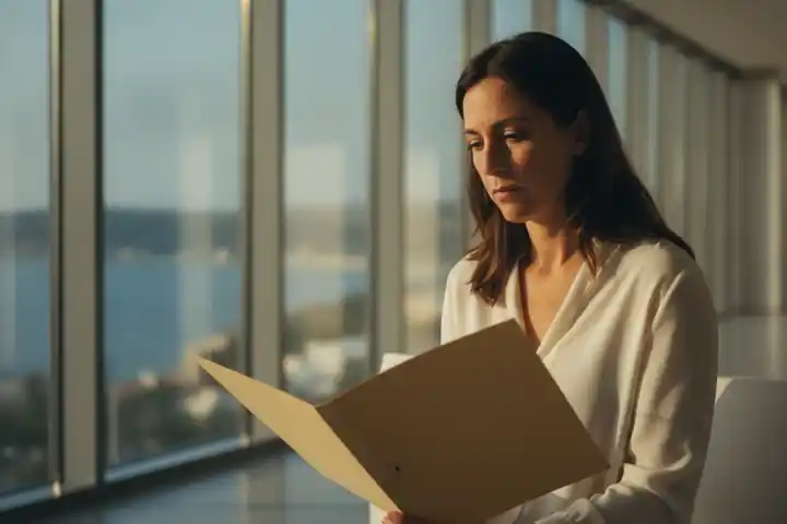עיון בתיק לקראת דיון בבית המשפט לענייני משפחה בחיפה