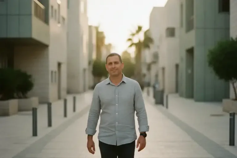 אדם יושב ליד שולחן ובוחן מסמכים, ממחיש הגבלות המוטלות על חייב עם פתיחת הליך חדלות פירעון