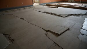 ביטוח, פלס בנייה, טיח קיר סדוק, תוכניות על הרצפה